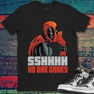 Deadpool Funny Noone Cares Super Heroes T-Shirt Unisex Gift T-Shirt